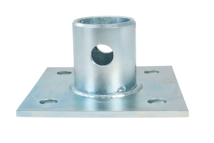 Raztegljiva opora z adapterjem UNITRAILER TJ5001+TJ5002A za 1300 kg ploščado prikolico 364-614 mm