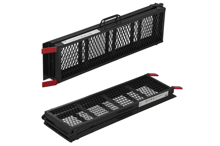 ProPlus 390094 zložljive jeklene rampe za prikolice 203 cm 680 kg komplet 2 kosov