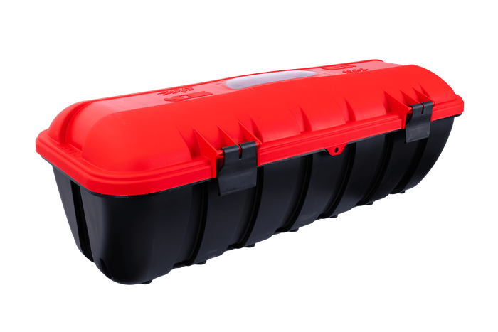 Škatla za gasilni aparat 9/12kg DAKEN 82510 STRIKE 707x322x239mm rdeča
