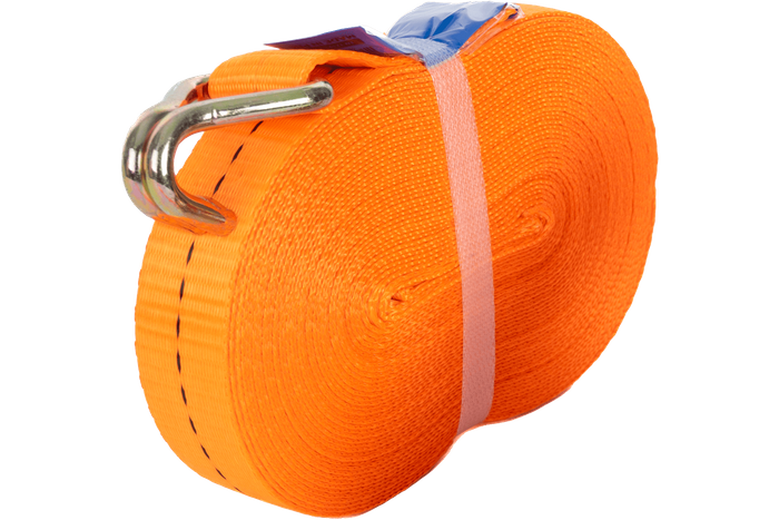UNITRAILER 12m/25mm/1t oranžen pritrdilni trak z napenjalcem