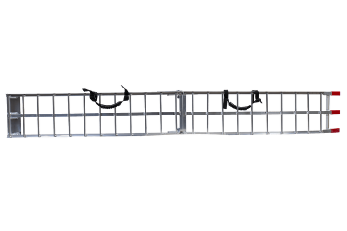 Zložljiva aluminijasta klančina UNITRAILER ALR002 za prikolico 221 cm 340 kg s pasom