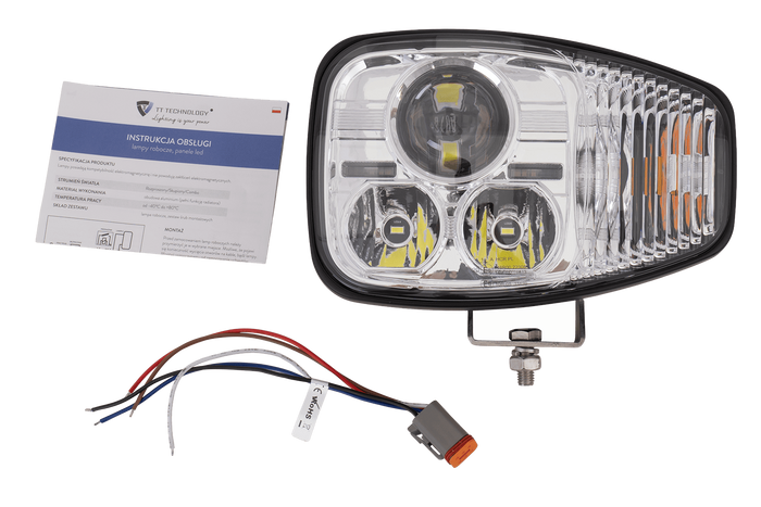 TT Technology TT.16610-L+TT.16610-P LED žarometi 3 funkcije 21xLED 4450lm levi+desni za JCB/Cat/Manitou/Volvo/Terex