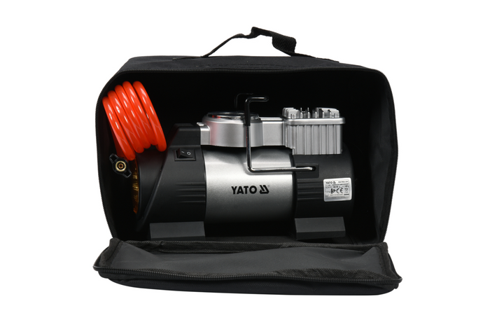Avtomobilski kompresor YATO YT-73460 z LED lučko 12V 180W